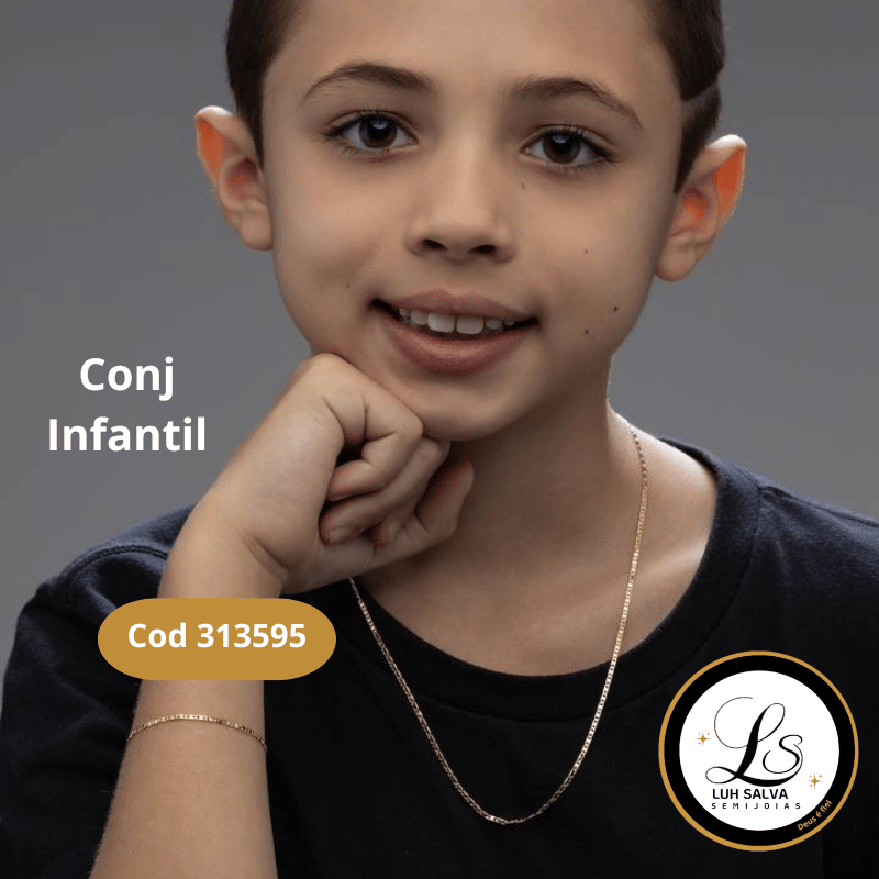 Pulseira Infantil Elos Lisos