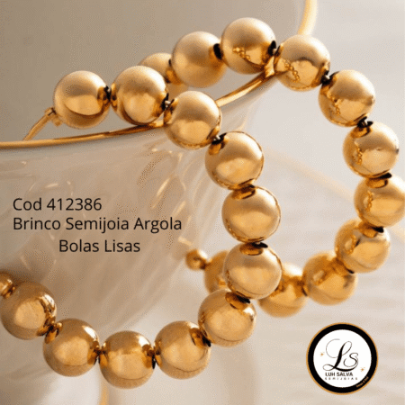 Brinco Universe Argola Bolas Lisas