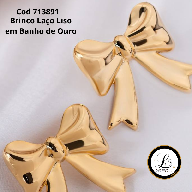 Brinco Laço Liso